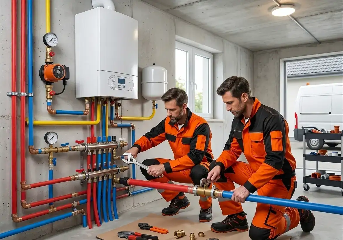 Boiler connection and water system integration